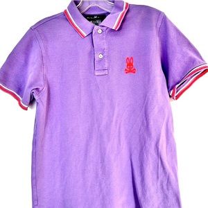 Psycho Bunny Robert Godley Lavender  Polo Shirt